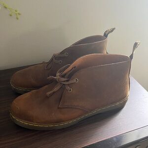Dr. Martens Brown Leather Men's Boots
